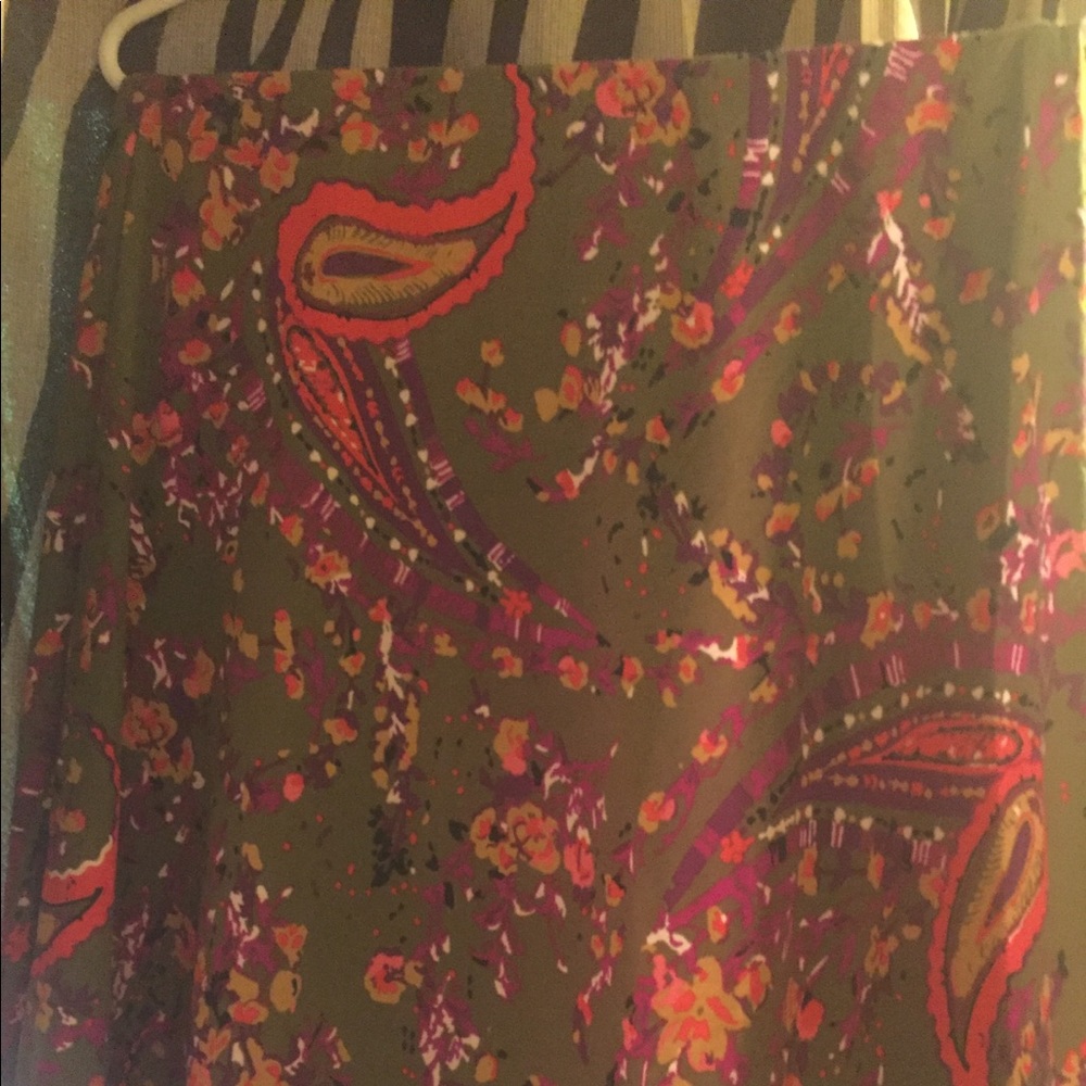 Medium Paisley llr azure skater skirt